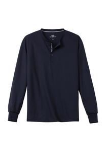 Ремикс базовая рубашка для сна с воротником-хенли Calida, цвет 479 dark sapphire