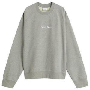 Толстовка свободного кроя с вышивкой Maison kitsune Maison Kitsuné, серый