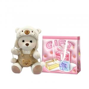 Плюшевая кукла Overalls Bear Collection, высота 30 см BEAR FORT