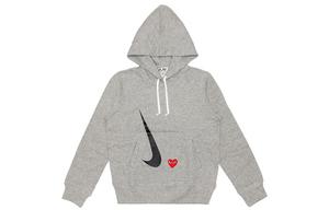 Толстовка Comme Des Garcons Play Cdg X Nike CDG Play, серый
