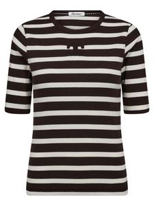 Футболка cocouture Granny, Brown/Off white