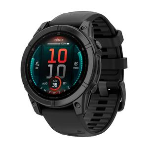 Умные часы Garmin Fenix E, AMOLED, 47 мм, Wi-Fi, серый/черный
