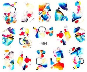 Водные наклейки для ногтей - №484, Raisin