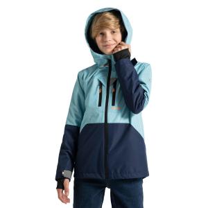 Детская походная куртка Lemon Explore водонепроницаемая WL5 синего цвета