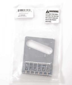 005-3354-000 Оригинальный бридж Telecaster серии Fender Standard с 6 седлами, хром 005-3354-000 Genuine Fender Standard Series 6-saddle Telecaster Bridge Chrome