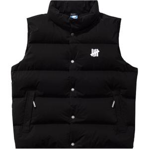 UNDEFEATED Пуховая жилетка унисекс, Black