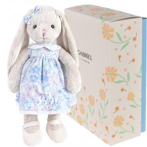 GABRIEL Французская океанская коллекция, плюшевая кукла Blue Floral Skirt Bunny высотой 30см/40см