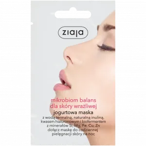 Ziaja Mikrobiom Кремовая маска для лица для чувствительной кожи, 7 мл