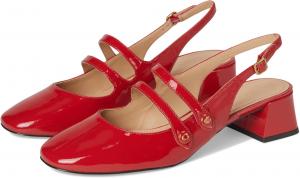 Туфли COACH Winley Patent Leather Slingback Mary Jane, Sport Red