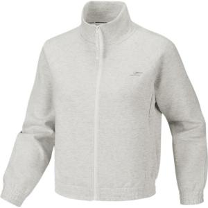 Skechers Куртки женские светло-серые меланжевые 0248 Воротник-стойка Умеренная степень кроя Другие