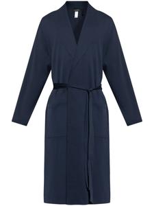 Халат из хлопка Hanro, синий