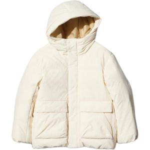 Детская пуховая куртка UNIQLO, слоновая кость