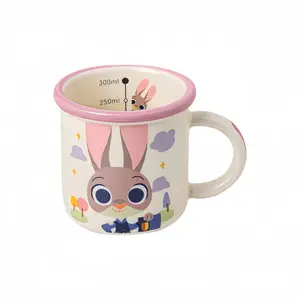 Пара керамических кружек Zootopia Collection для дома, красивые мультяшные милые кружки для воды, молока, кофе Disney, Judy Mingyue Cup 300ml