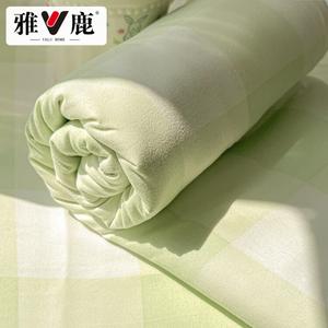 Yalu Простыня хлопковая 160х230 см с наволочкой, цвет Jasmine Green Grape, дышащая