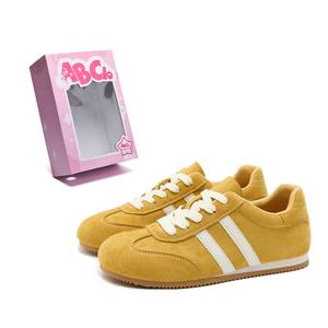 Низкие повседневные туфли женские ABCIO, Light Yellow