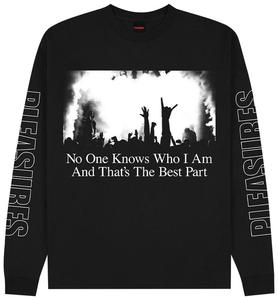 Футболка с длинными рукавами Pleasures Incognito, черная