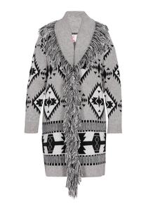 Вязаный кардиган IZIA Knit Cardigan, серый