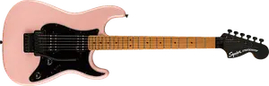 Squier Contemporary Stratocaster HH FR - Shell Pink Pearl Contemporary Stratocaster HH FR Roasted