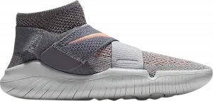 Кроссовки Nike Free RN Motion Flyknit 2018 'Grey Crimson', серый