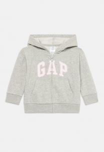Худи GAP BABYGAP RELAXED LOGO ZIP HOODIE, Light Grey