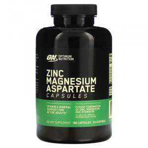 Аспартат цинка и магния Optimum Nutrition ZMA, 180 капсул