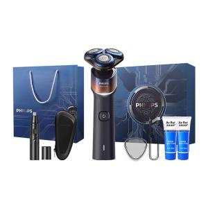 Электрическая бритва x5005 rotary с тройным лезвием из нержавеющей стали, полностью моющаяся, с технологией успокоения кожи PHILIPS