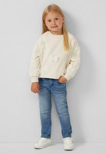 Толстовка s.Oliver MIT SCHLEIFEN-APPLIKATIONEN, Helles Beige/Sand