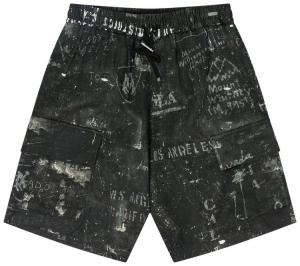 Шорты-карго Amiri Army Stencil, черные