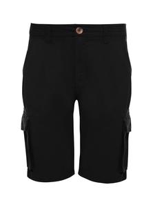 Тканевые шорты Threadbare, черный