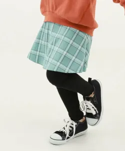 Юбка с оборками по низу, длиной 10 дюймов Devirock, цвет 016-Check-Ash Mint