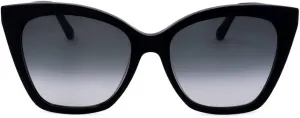 Солнцезащитные очки JIMMY CHOO RUA/G/S Black Silver/Dark Grey Shaded 56/18/145 для женщин, Black