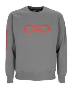 Серая толстовка с круглым вырезом и логотипом в виде змеи. Propaganda, серый