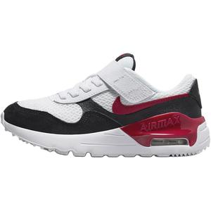 Nike Кроссовки Air Max SYSTM Abrasion Resistant низкие детские повседневные черно-белые для детей 3-7 лет