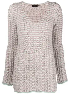 Фактурный джемпер Marco Rambaldi, синий