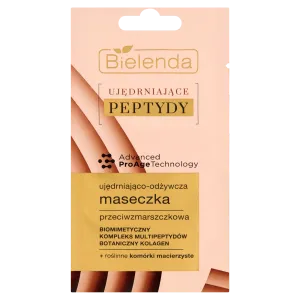 Bielenda Ujędrniające Peptydy укрепляющая и питательная маска для лица против морщин, 8 г
