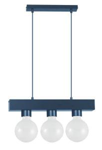 Подвесной светильник Lumicom Boston L, 30x30x30 см, синий