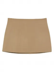 Габардиновая юбка P.A.R.O.S.H., зеленый