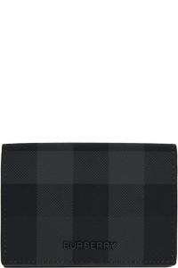 Складной держатель для карт в черную клетку Burberry