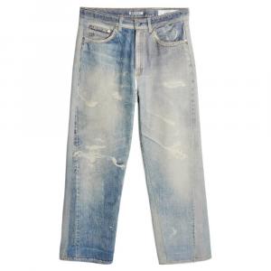 Джинсы Our Legacy Digital Print Distressed Effect, светло-синий