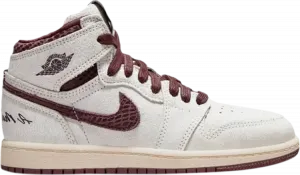 Кроссовки A Ma Maniére x Air Jordan 1 High OG PS Airness, кремовый