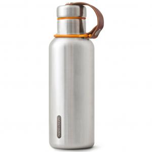 Термос Insulated Bottle, нержавеющая сталь, ручка из искусственной кожи, 500 мл Black+Blum, оранжевый