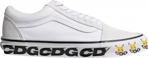 Кеды Vans Comme des Garçons x Pokémon x OG Old Skool LX Pikachu, белый