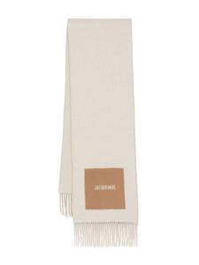 Jacquemus шарф L'Echarpe Rond Carre, нейтральный цвет