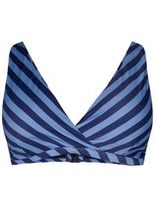Треугольный топ бикини Swim by Zizzi Stina, цвет Light blue/Dark blue