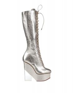 Сапоги Charlotte Olympia, платина