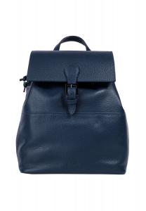 Рюкзак из натуральной кожи, производство Италия Cluty, синий