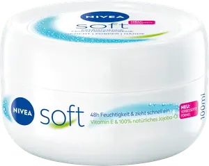 Крем увлажняющий мягкий в баночке 100 мл. NIVEA