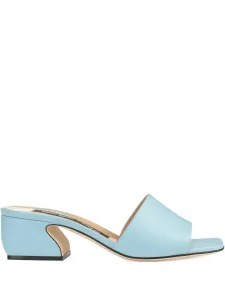 Босоножки на каблуке Sergio Rossi, синий