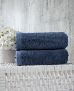 Набор из 2 полотенец для рук «Opulence» OZAN PREMIUM HOME, цвет midnight blue