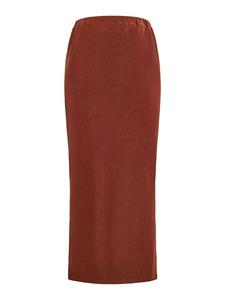 Длинная юбка faina, коричневый